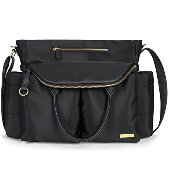 Skip Hop Diaper Bag Satchel, Black - Picture 2 of 11